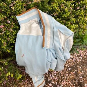 Y2K blue white  sweater jacket a little used